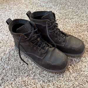 Keen Men's Dark Brown Leather Boots